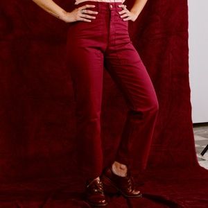 big bud press cranberry pants